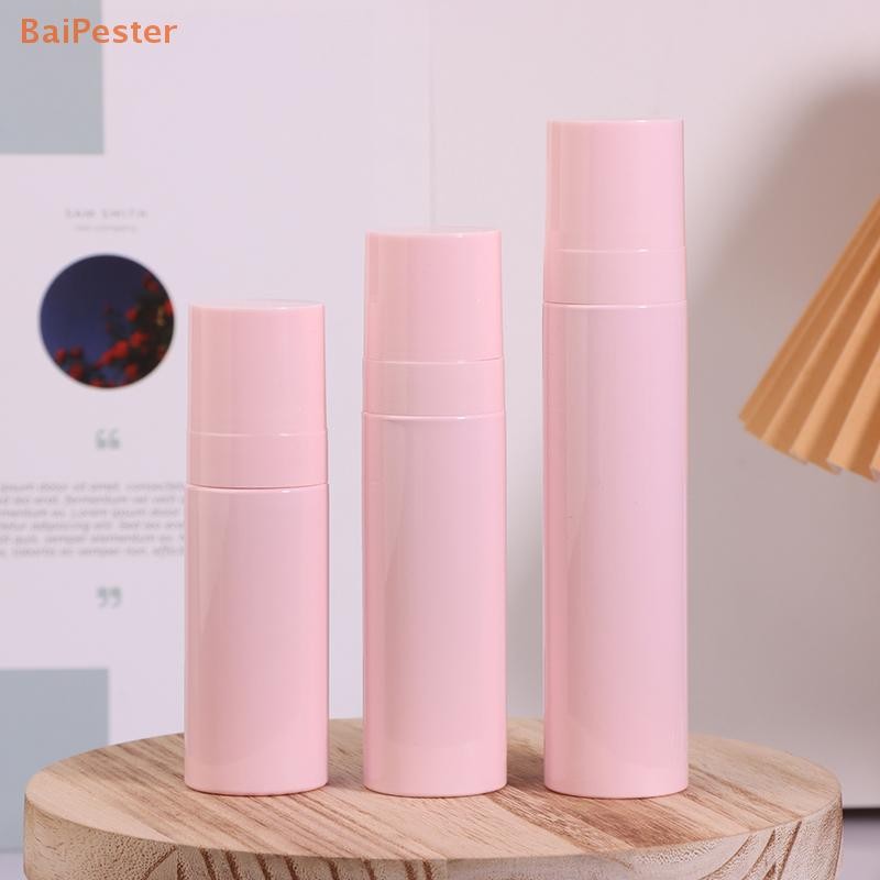 [BaiPester] 60ml 80ml 100ml ขวดพลาสติก Mist Atomiser er น้ําหอมสีชมพูทึบแสงขวดรีฟิล Travel Portable Container