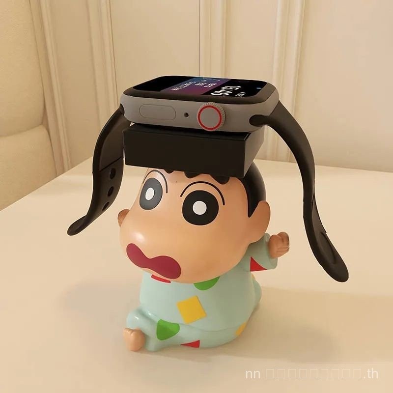 สร้างสรรค์ Crayon Shin-chan น่ารัก เหมาะสำหรับ Apple iWatch S10 แท่นชาร์จนาฬิกา ฐานประดับ BSMO