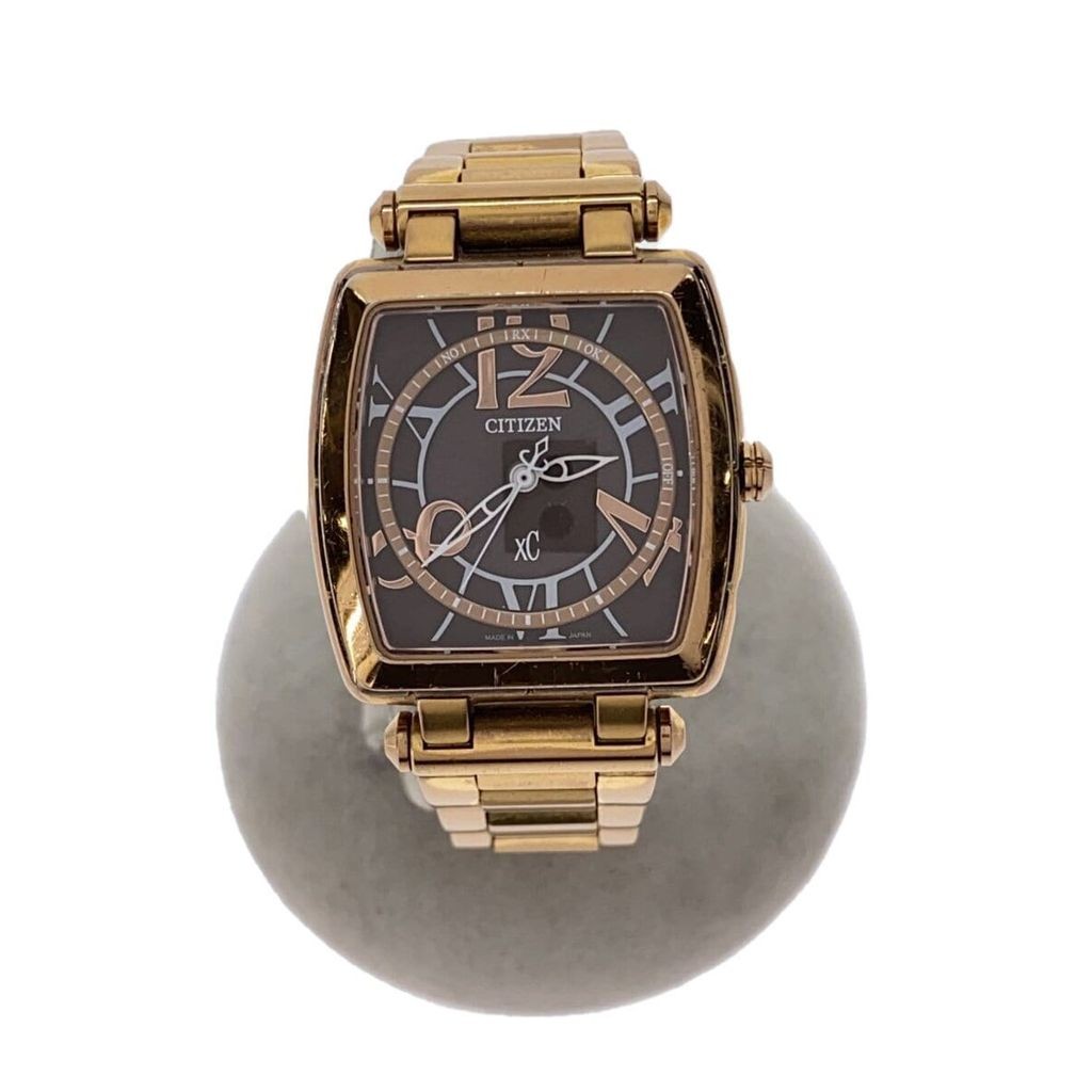 CITIZEN Womens Watch Quartz Analog GLD BRW GN-4-S XC Direct from Japan Secondhand