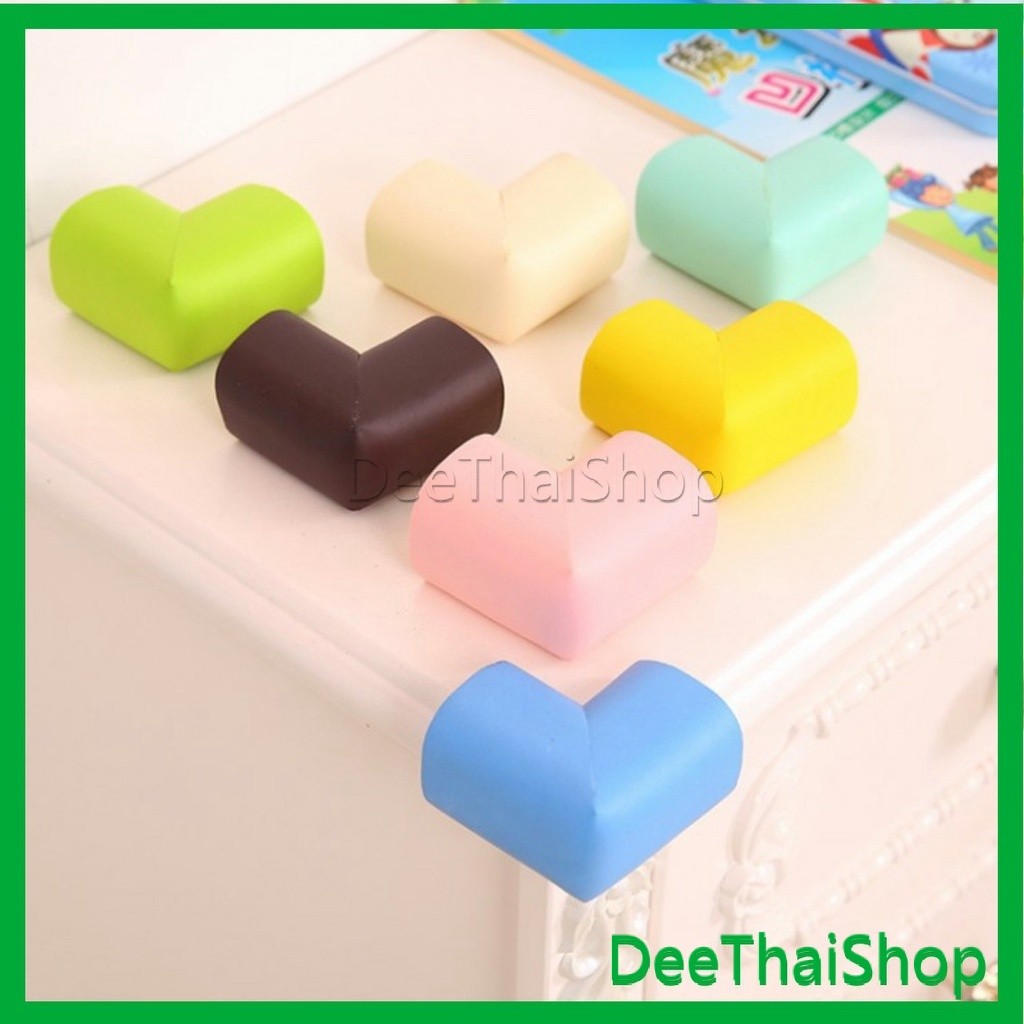 Deethai แถบป้องกันการชนกัน  ทรง L  ยางกันกระแทก ความยาว 2 เมตร หนาพิเศษ ปลอดภัยจากสารพิษ โฟมยางกันกระแทก Bumper strip
