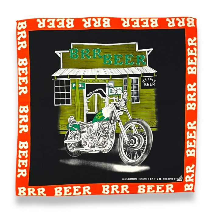 BRR เบียร์ชอปเปอร์ผ้าพันคอวินเทจ