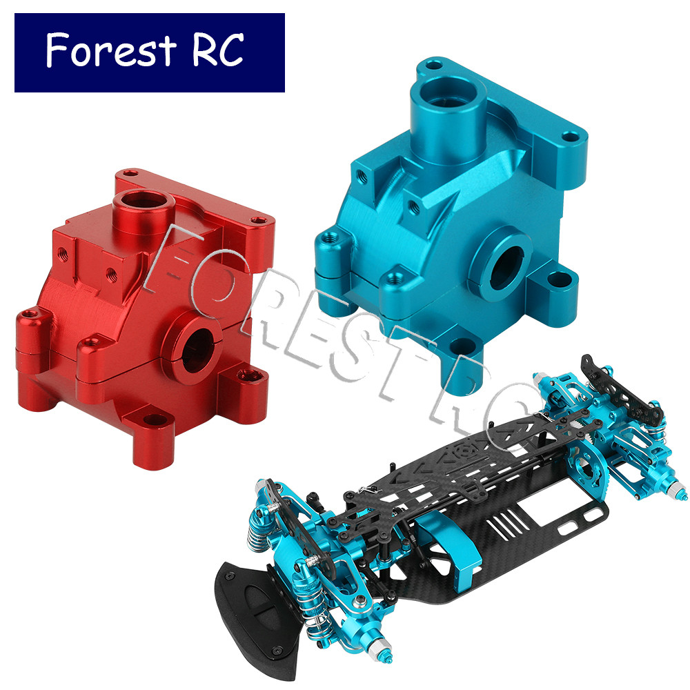 อลูมิเนียมอัลลอยด์ด้านหน้าด้านหลังเกียร์สําหรับ 1/10 Tamiya TT01 TT-01 RC รถเกียร์ที่อยู่อาศัย Shell