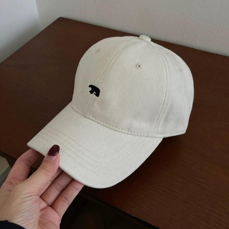 Halo studio พร้อมส่ง หมวกเบสบอลสไตล์เกาหลีสตรี การเย็บปักถักร้อยหมีขั้วโลก bear cap ราคา ถูกที่สุด ดีลบีเคเค แกลเลอรีภาพที่ 8
