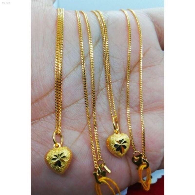 Rantai Leher Emas 916 Lelong 375 สร้อยคอทอง Lady Lucky ลูกปัดสร้อยคอชุดทอง 916 สร้อยคอผู้หญิง