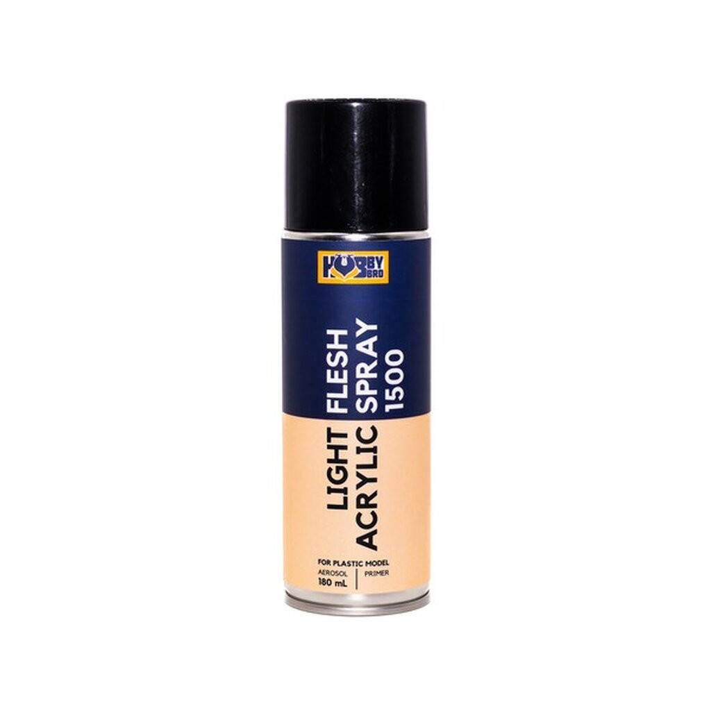 HB-011 primer light flesh acrylic spray 1500 180ml. สเปรย์รองพื้นสีเนื้อสว่าง