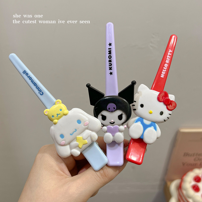 กิ๊บติดผม Hello Kitty Y2k น่ารักหญิง Ins Sweet Cool Bangs Duckbill คลิป - รูปที่ 5