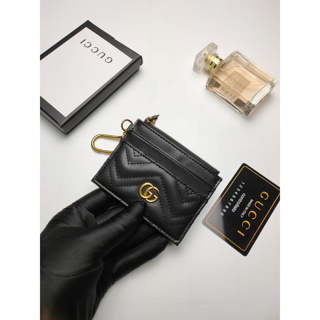 ผู้ถือบัตร MARMONT Series Original Order Cowhide Multi-Card Slot พร้อมกล่องของขวัญ GG333333-1031