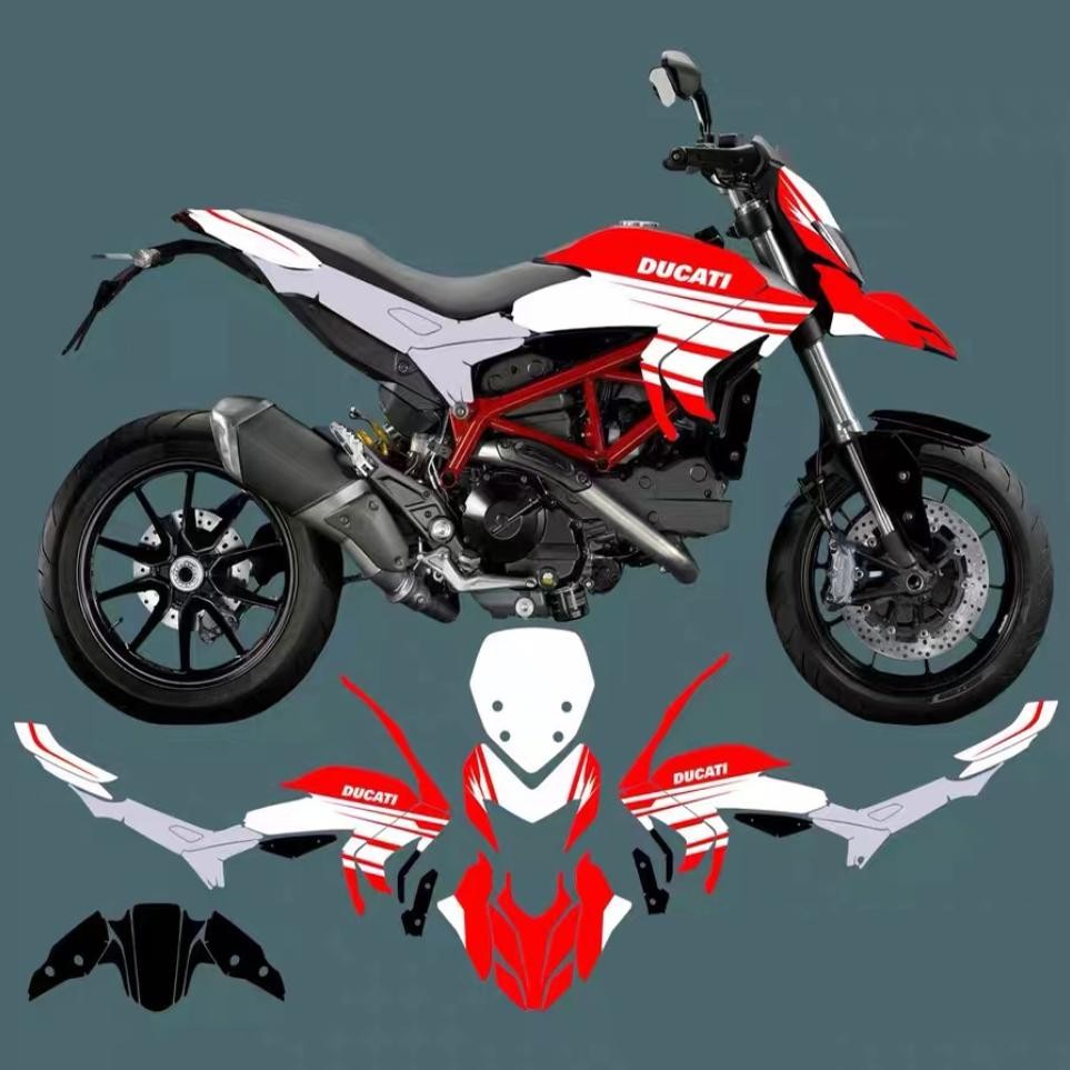 ร้านคนไทยรับประกันสติ๊กเกอร์ Ducati Hyperstrada 821 Hyperstrada Hypermotard 821 13-16