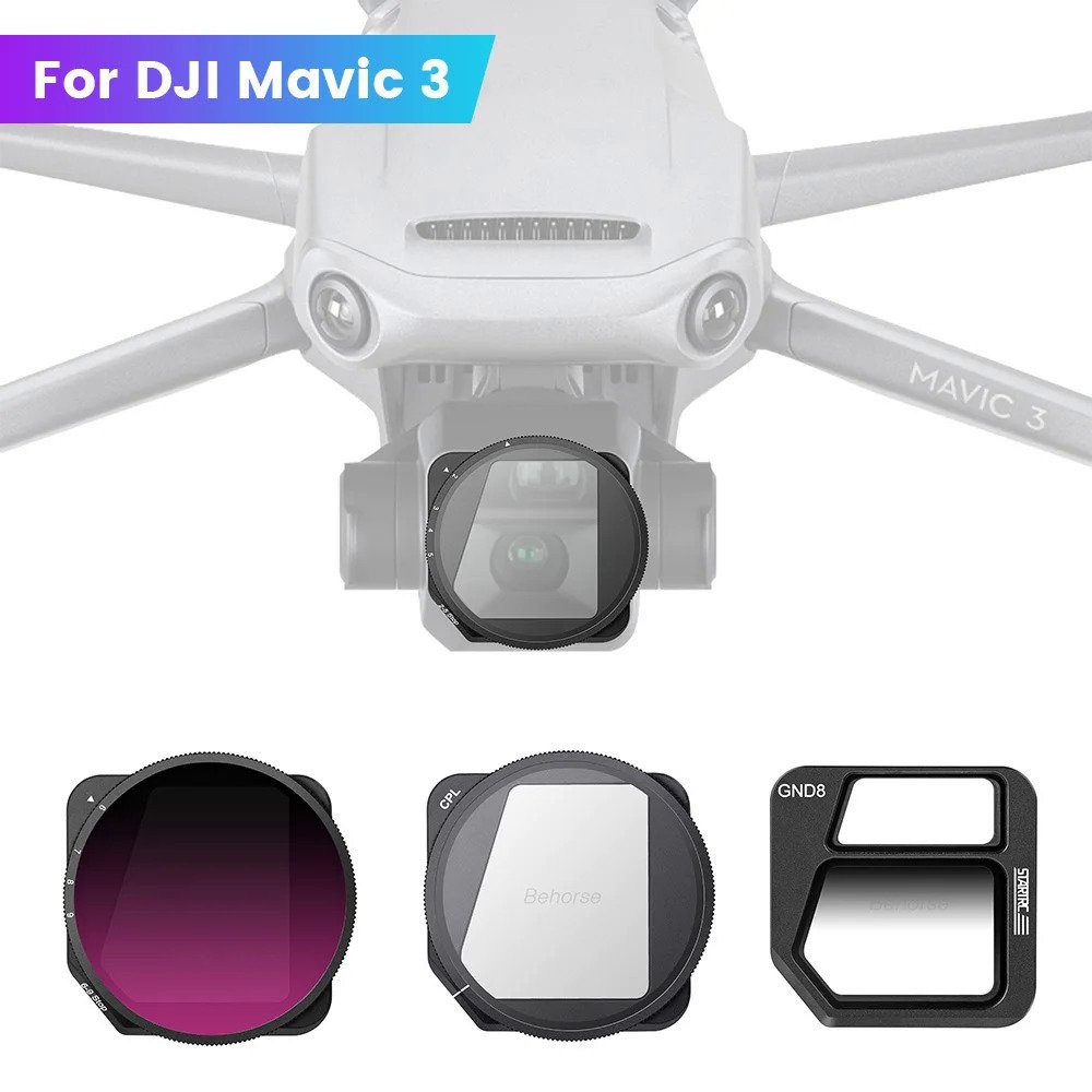 ฟิลเตอร์เลนส์ไล่ระดับสำหรับ DJI Mavic 3 ND CPL Professional GND 8 VND2-5/6-9 ND4-32 ฟิลเตอร์สำหรับ D