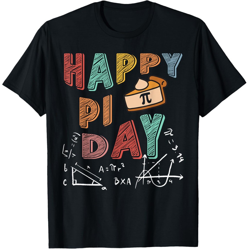 เสื้อยืดผ้าฝ้ายขนาดใหญ่ 3.14 PI Day Pie Day Pi Symbol สําหรับคนรักคณิตศาสตร์และเสื้อยืดเด็ก Streetwe
