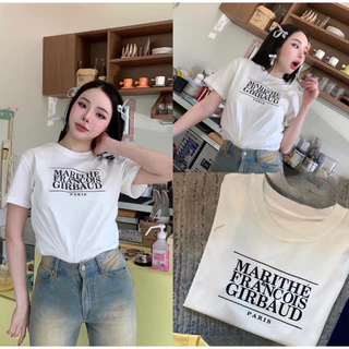 พร้อมส่ง👕Marithe - W Classic Logo Tee เสื้อยืดสุดฮิตเนื้อผ้าดีมาก (งานเทียบแท้)