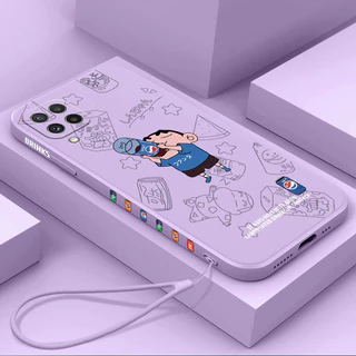 เคส Samsung A42 5G Samsung A22 4G Samsung A12 5G Samsung F12 M22 M42 5G tpu ฟรีเชือกเส้นเล็กแฟชั่นเคสโทรศัพท์แบบนิ่ม KCXX