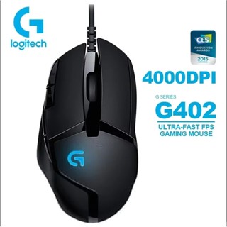 Logitech G402 Hyperion Fury เมาส์สําหรับเล่นเกม 4000DPI เครื…