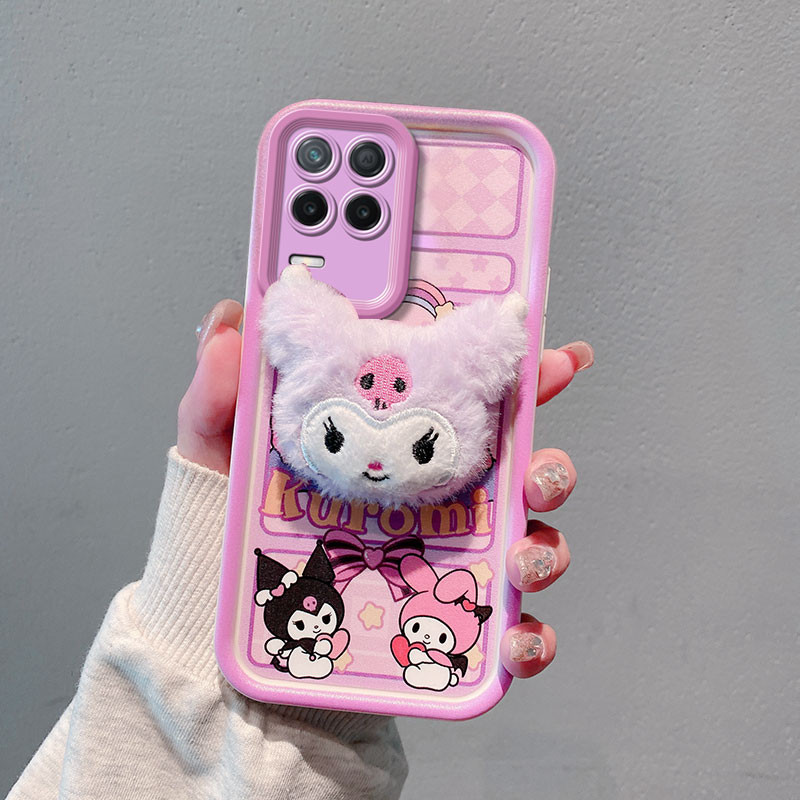 เคส Realme 8(5G) น่ารัก Melody/Kuromi/Big Eyes Coal Ball/Labu การ์ตูน 3D ตุ๊กตาตุ๊กตาอะนิเมะ Anti Drop เคสโทรศัพท์ - รูปที่ 5