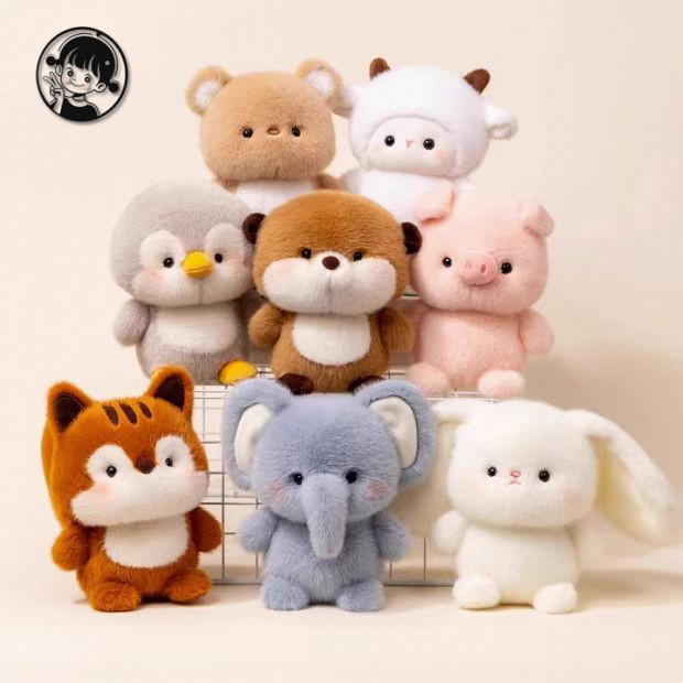 น่ารักโต๊ะรองรับตุ๊กตา15เซนติเมตรสัตว์ขนาดเล็กตุ๊กตาตุ๊กตาของเล่นมาพร้อมกับตุ๊กตาตกแต่งความสะดวกสบายการเรียนรู้การยอมรับ