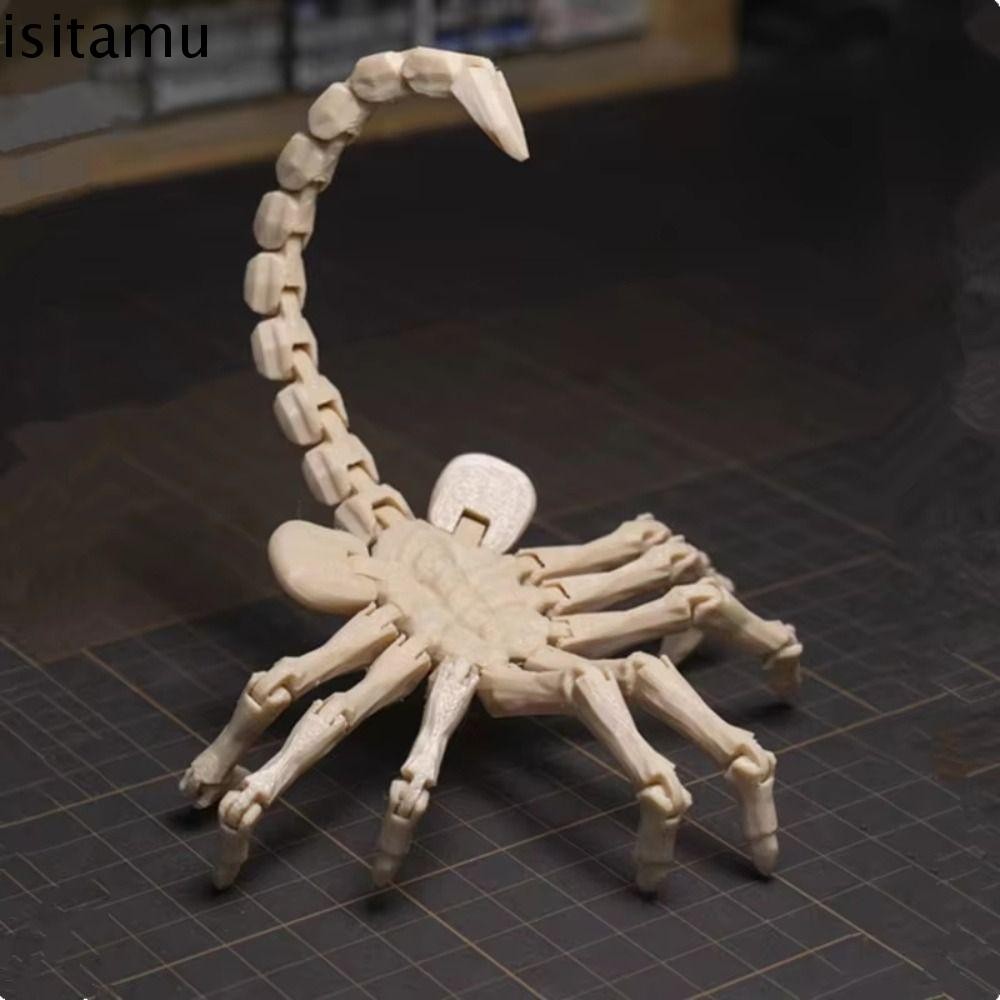 Isitaft Alien Facehugger รุ่น, แม่เหล็กเต็ม Articulated Face กอดแมลงรุ่น, Creative จําลอง Ailen Action Figure ตกแต่งบ้าน 3D พิมพ์ Figurine ภาพยนตร์ Prop