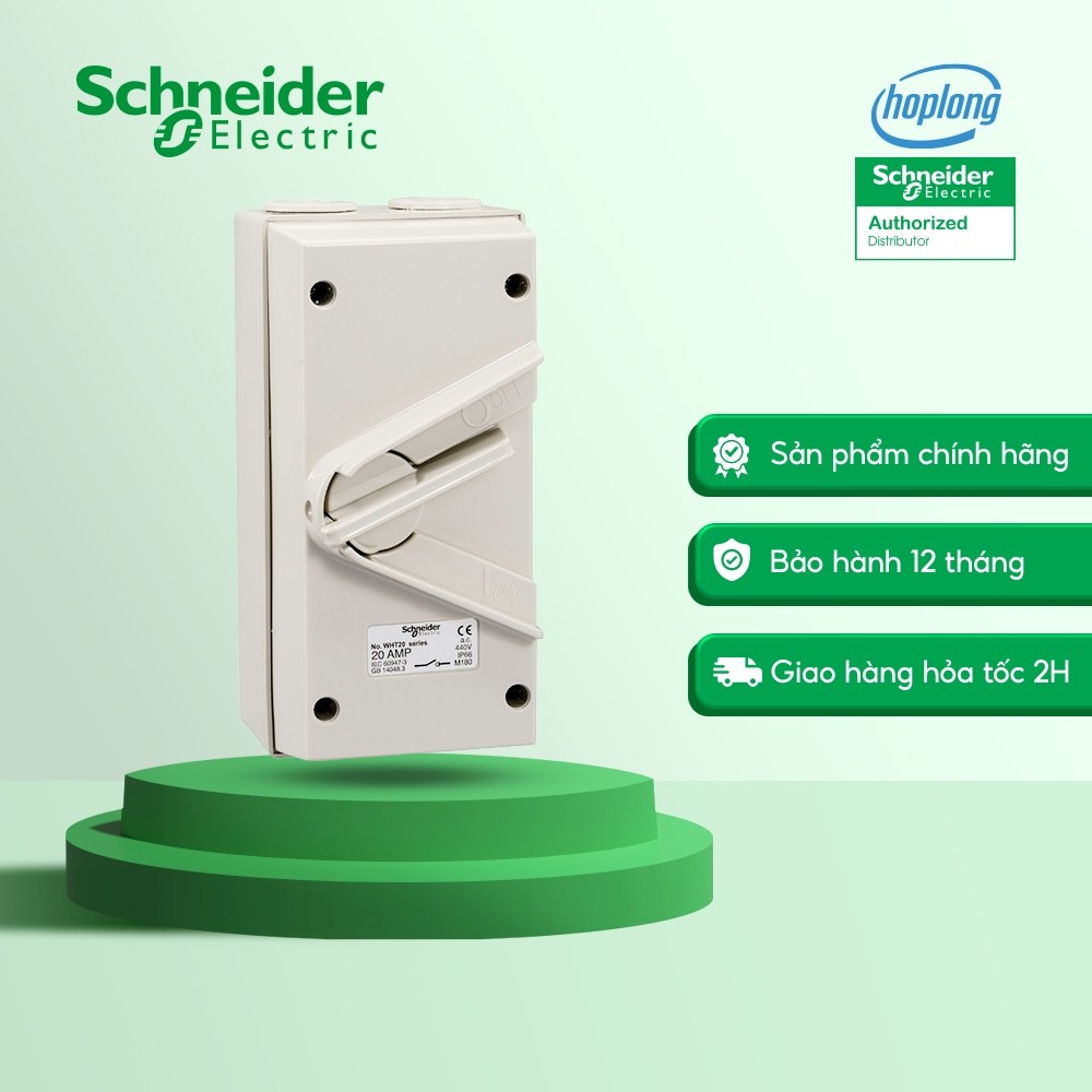 WHD20_GY_G19 Schneider เบรกเกอร์กันน้ํา