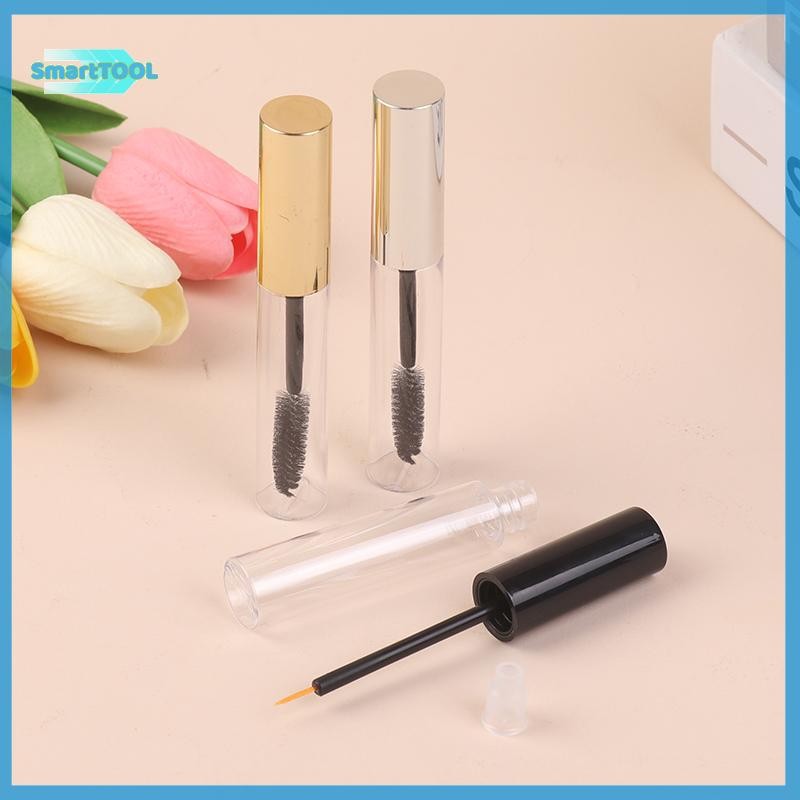 Utzn> 10ML มาสคาร่าที่ว่างเปล่าหลอดขนตา Vial Liquid ขวดคอนเทนเนอร์ขวดรีฟิลสําหรับ DIY มาสคาร่าขวดเครื่องมือแต่งหน้าอุปกรณ์เสริมใหม่