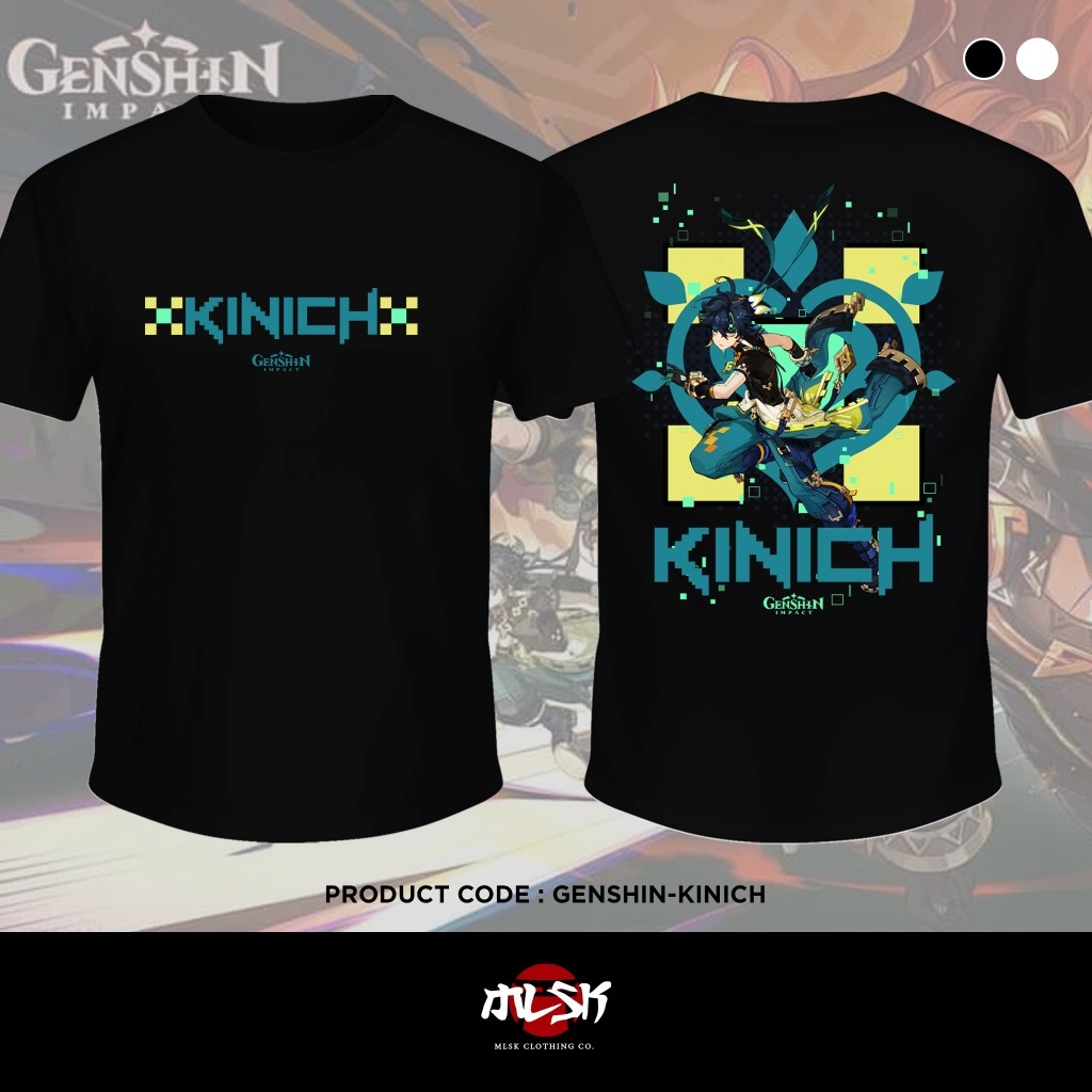 เสื้อ GENSHIN IMPACT  SHIRT | KINICH MUALANI KAZUHA RAIDEN HU TAO YAE MIKO GENSHIN IMPACT SHIRT