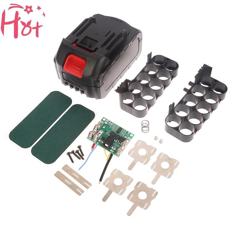 GE Power Tools Case BMS 21V กล่องเก็บแบตเตอรี่สําหรับเครื่องบดมุมไฟฟ้าไร้สายตัดกรณีไม่มีแบตเตอรี่สแควร์