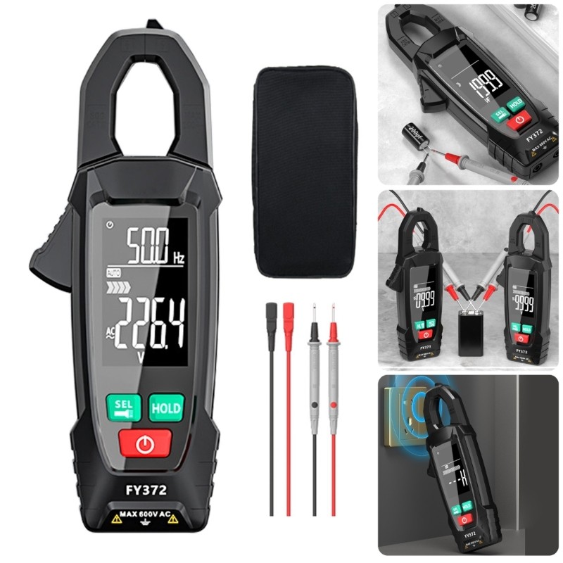 Cc Digital Clamp Meter เครื่องมือทดสอบ NCV สําหรับการวิเคราะห์ระบบไฟฟ้าที่ครอบคลุม