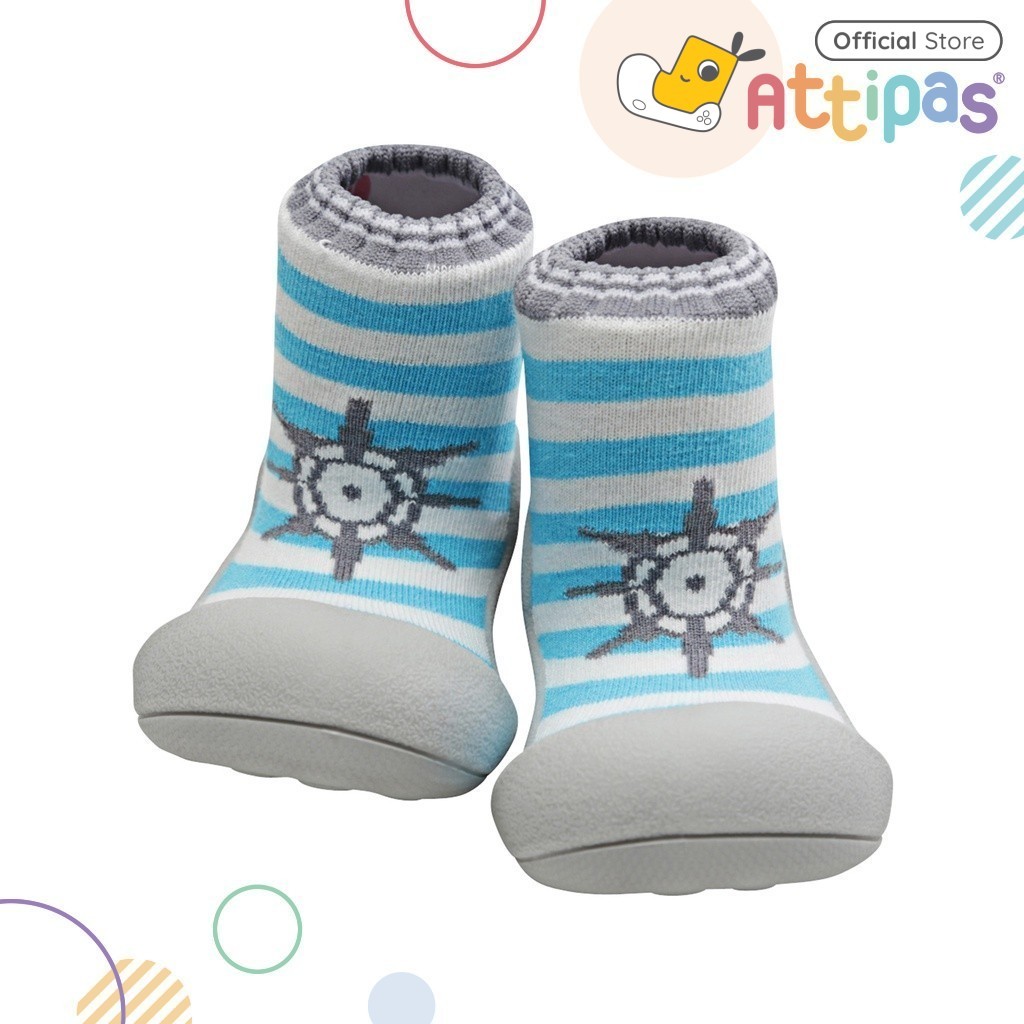 Attipas Functional Baby Shoes Prewalker Shoes - Marine Green