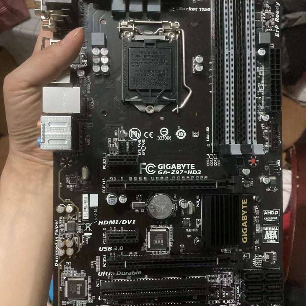 ราคาถูกเมนบอร์ดใหม่ Z97-HD3 ของ Gigabyte ที่ใช้โปรเซสเซอร์ Intel รุ่นที่ 4