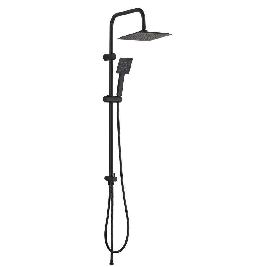 LOCAL789 Verno ชุดฝักบัวเรนชาวเวอร์สเตนเลสหัวเหลี่ยม  รุ่น เบอร์ลิน LD-0622   สีดำ ร้านอยู่ในไทย