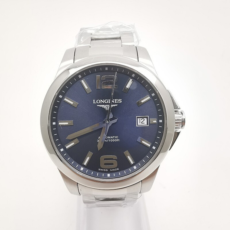 Longines/sports Diving Comas SeriesL3.676.4.99.6Men 's Mechanical Watch Blue Plate Steel Belt Gauge Diameter39mm