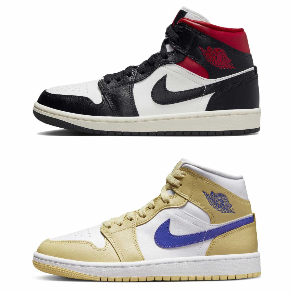 WMNS NIKE AIR JORDAN 1 MID AJ1 BQ6472-061 BQ6472-701