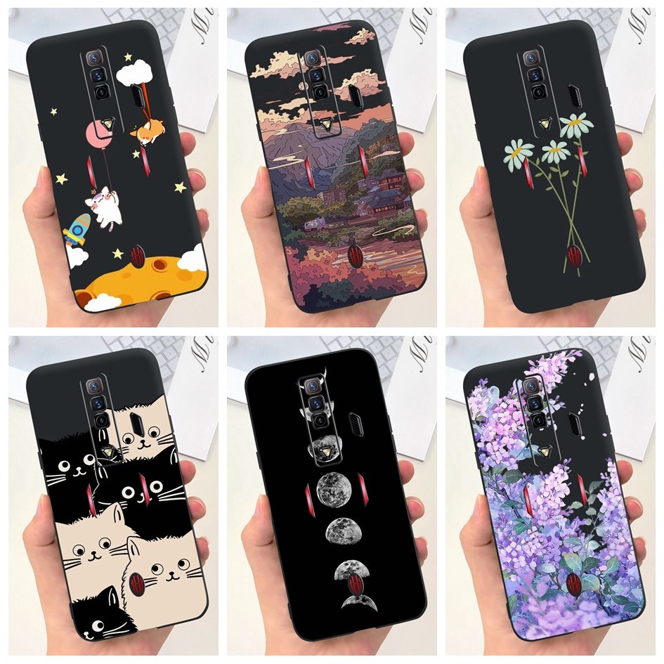 เคสซิลิโคนนิ่ม ลายดอกไม้ยอดนิยม สําหรับ ZTE nubia Red Magic 7 Magic 7 Pro NX709J NX709S Magic 7S Pro