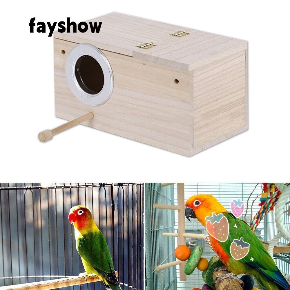 Fay กล่องเพาะพันธุ์นก บ้านรังนก แบบไม้ เพื่อความปลอดภัย
