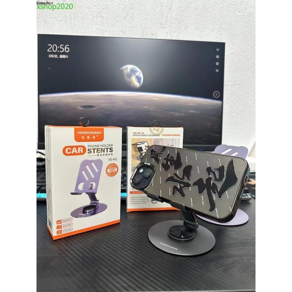 360° ขาตั้งโทรศัพท์มือถือ แท็บเล็ต แบบหมุนได้ ปรับได้ สําหรับ IPhone IPad ราคา ถูกที่สุด ดีลบีเคเค แกลเลอรีภาพที่ 7