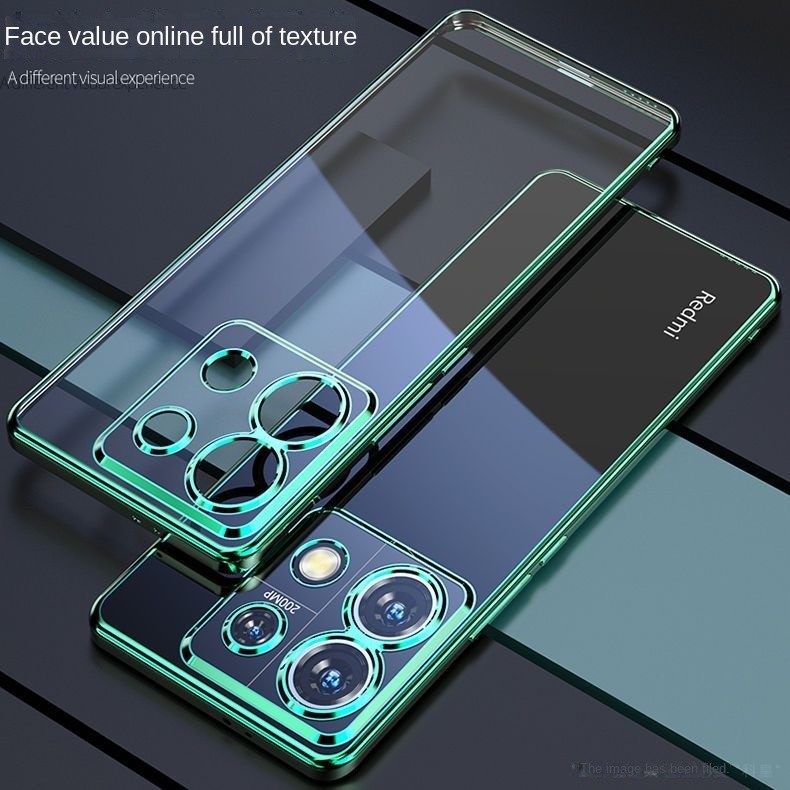 เคสซิลิโคน TPU แบบบางพิเศษ ชุบไฟฟ้า กันกระแทก สําหรับ Infinix Note 40 Pro Plus Infinix Note 30 Pro 30i Vip