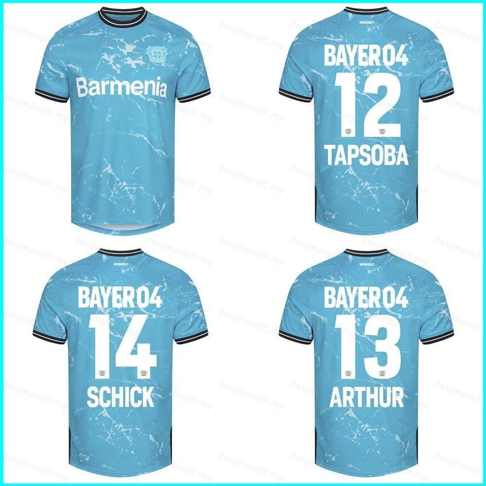 เสื้อยืด ลายทีม my 23-24 Bundesliga Bayer 04 Leverkusen Tapsoba Arthur Schick พลัสไซซ์ สําหรับเด็ก และผู้ใหญ่