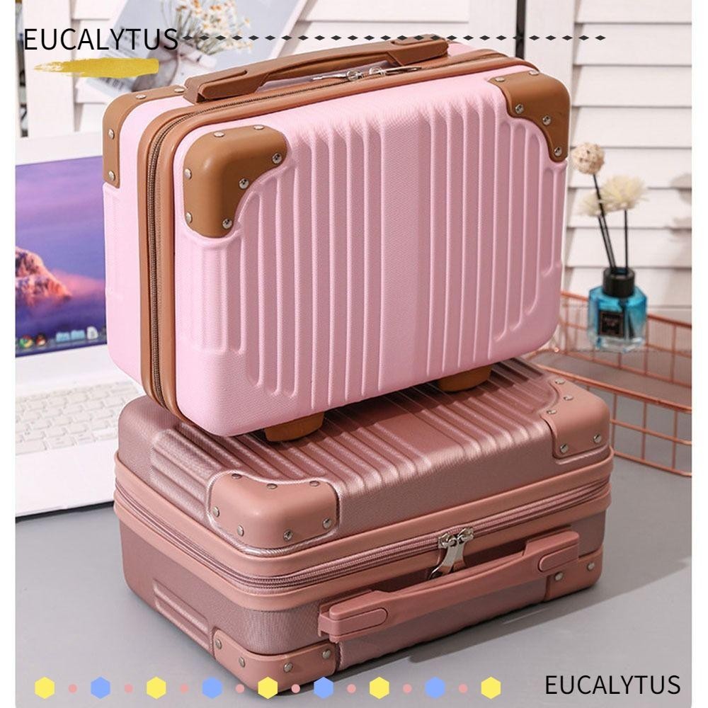 Eutus กระเป๋าเดินทาง กระเป๋าเครื่องสําอาง ขนาดเล็ก 14 นิ้ว สําหรับผู้หญิง