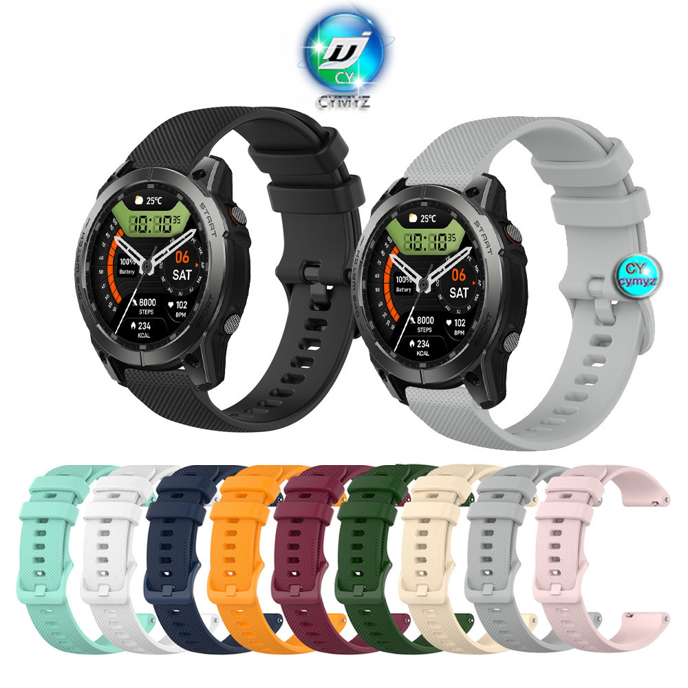 สายนาฬิกาข้อมือซิลิโคน สําหรับ Zeblaze Stratos 3 Pro Zeblaze Stratos 3 Pro GPS Smart Watch