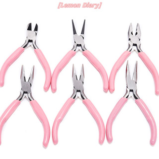 แอลดี| คีมในแนวทแยงรอบ Bent จมูก Handcraft Beading ฉนวนคีมตั…