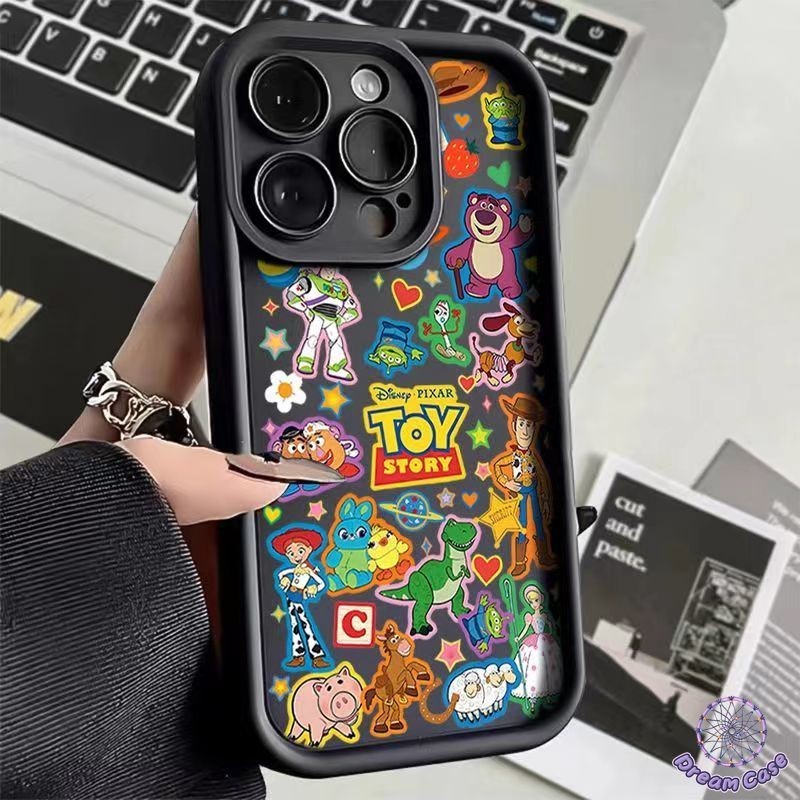 เคสการ์ตูนของเล่นลอตโซ่น่ารักสำหรับ OPPO A17 A16 A17K A5 A54 A7 A18 A57 A12 A53 A9 A77 A15 A3s A58 A38 A5s A78 Reno 5F