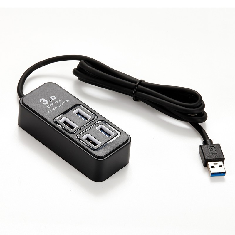 4 PORT USB 3.0 ไฟ LED สีฟ้า USB HUB P-1901