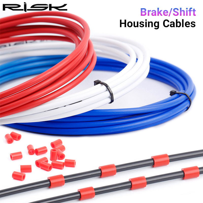 RISK ปลอกสายเบรค / ปลอกสายเกียร์ สายในจักรยานปลอกสายนอก - 3 เมตร