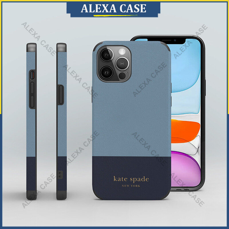 Kate Spade เคสโทรศัพท์สําหรับ iPhone 16 Pro Max / iPhone 15 Pro Max / iPhone 14 Pro Max / iPhone 13 Pro Max / XS Max / iPhone 8 Plus Anti-fall Lambskin เคสป้องกัน 4UJM5M
