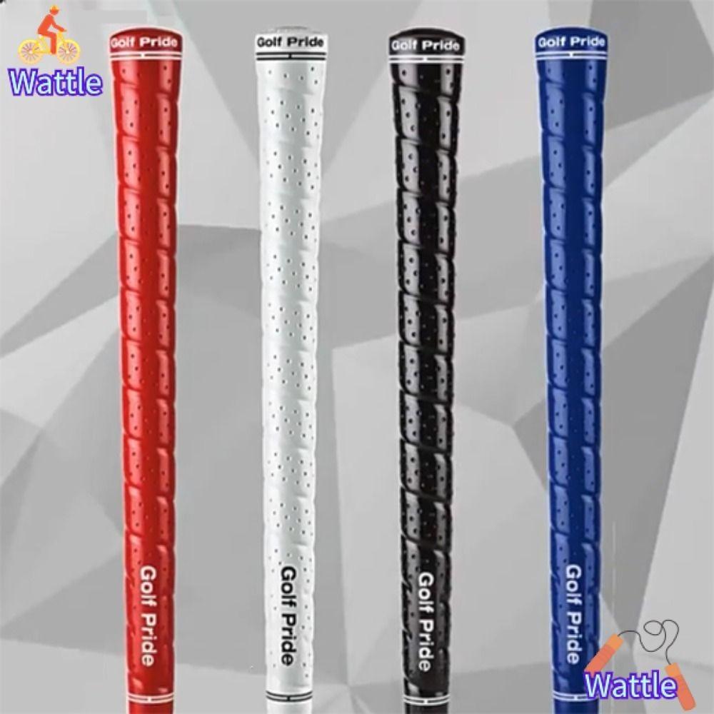 Wattle Golf Grip, เสาไม ้ เหล ็ กบาร ์ Golf Club Grip, คุณภาพสูง Red/Blue/Black/White Non-slip ยางกอล ์ ฟ Handle Grip กลางแจ ้ ง