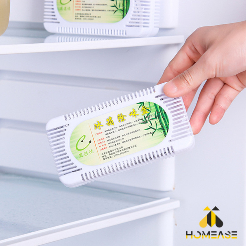 HA กล่องถ่านไม้ไผ่กําจัดกลิ่นสําหรับตู้เย็น  Deodorant box ราคา ถูกที่สุด ดีลบีเคเค แกลเลอรีภาพที่ 6