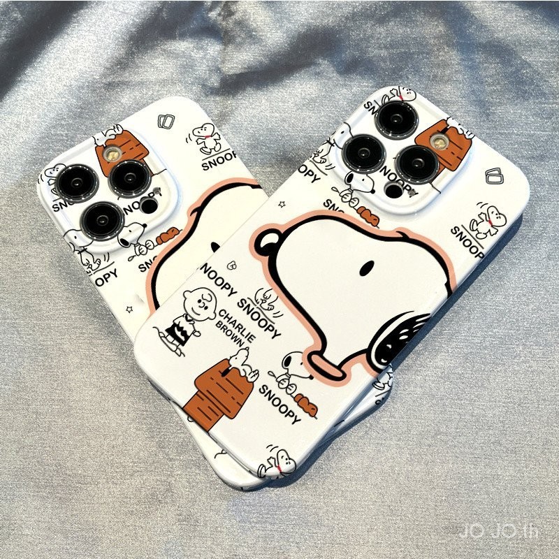 Snoopy แพคเกจเต็มรูปแบบ anti drop hard case เคสโทรศัพท์เหมาะสําหรับ iPhone 15 14 13 12 11 pro Max se X XR XS Max 7 8 6s Plus