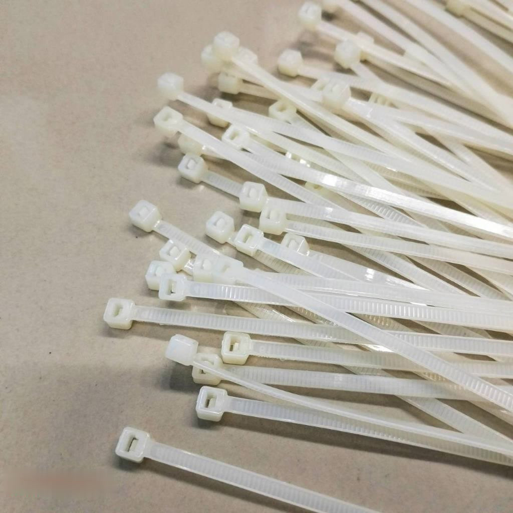 เคเบิ้ลไทร์ Cable Tie สายรัดไนล่อน สีขาว เข็มขัดรัดสาย หนวดกุ้ง – โปรปัง