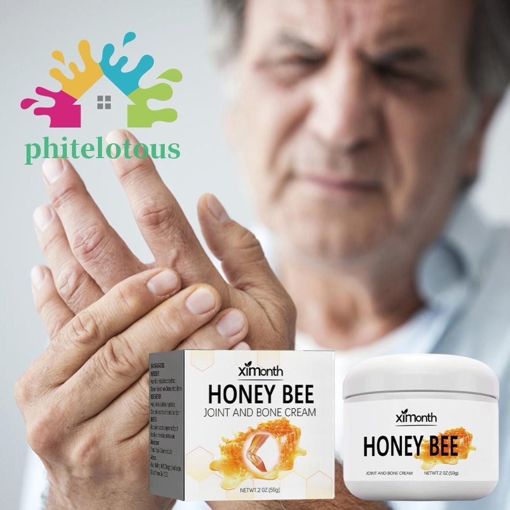 ❤ Phitelotous 59g Honey Bee Joint Bone Cream บรรเทาอาการปวด Joint Bone Therapy Cream ธรรมชาติ