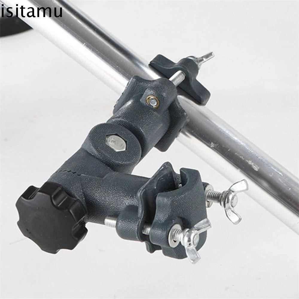 Isitaft Fishing Rod Bracket Multifunctional Fishing Tackle เก ้ าอี ้ ตกปลา Connector ปรับหมุนสีเทาตกปลาร ่ มขาตั ้ ง