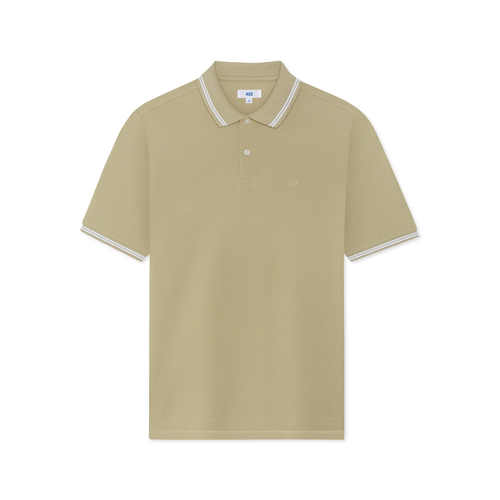 AIIZ (เอ ทู แซด) - เสื้อโปโลผู้ชาย ทอริ้วปลายปก Men’s Tipping Polo Shirts