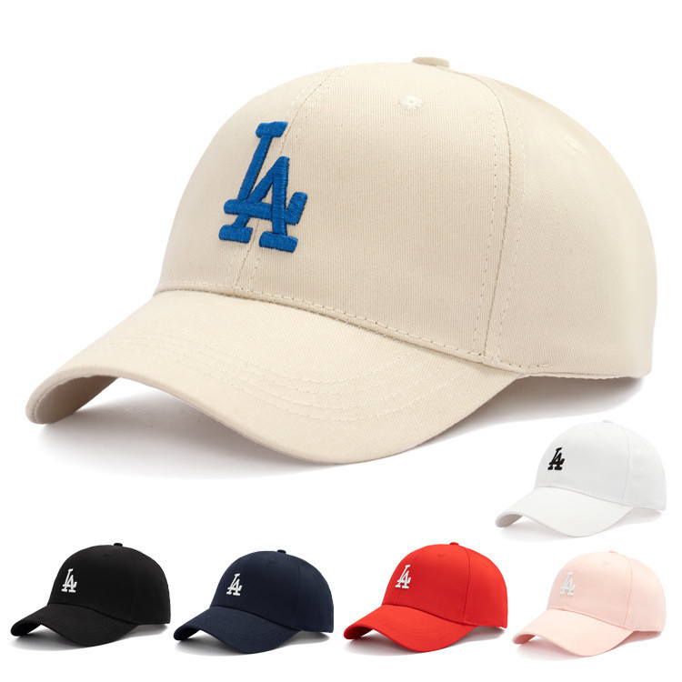 La snapback หมวกสีดําแฟชั่นผู้ใหญ่ Hip Hop กันแดด เบสบอล ปรับได้